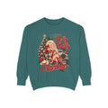 Holly Jolly Christmas Sweatshirt — Vintage Pin-Up Holiday Graphic