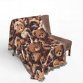 Teddy Bear Woven Blanket
