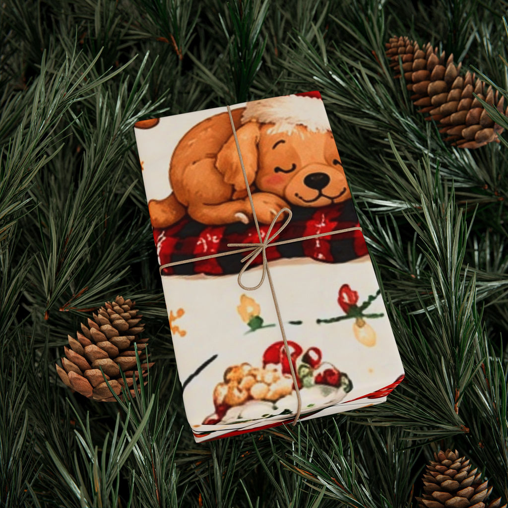 Christmas Cookie Pattern Wrapping Paper Roll