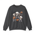 Halloween Skull & Jack-O'-Lantern Crewneck Sweatshirt