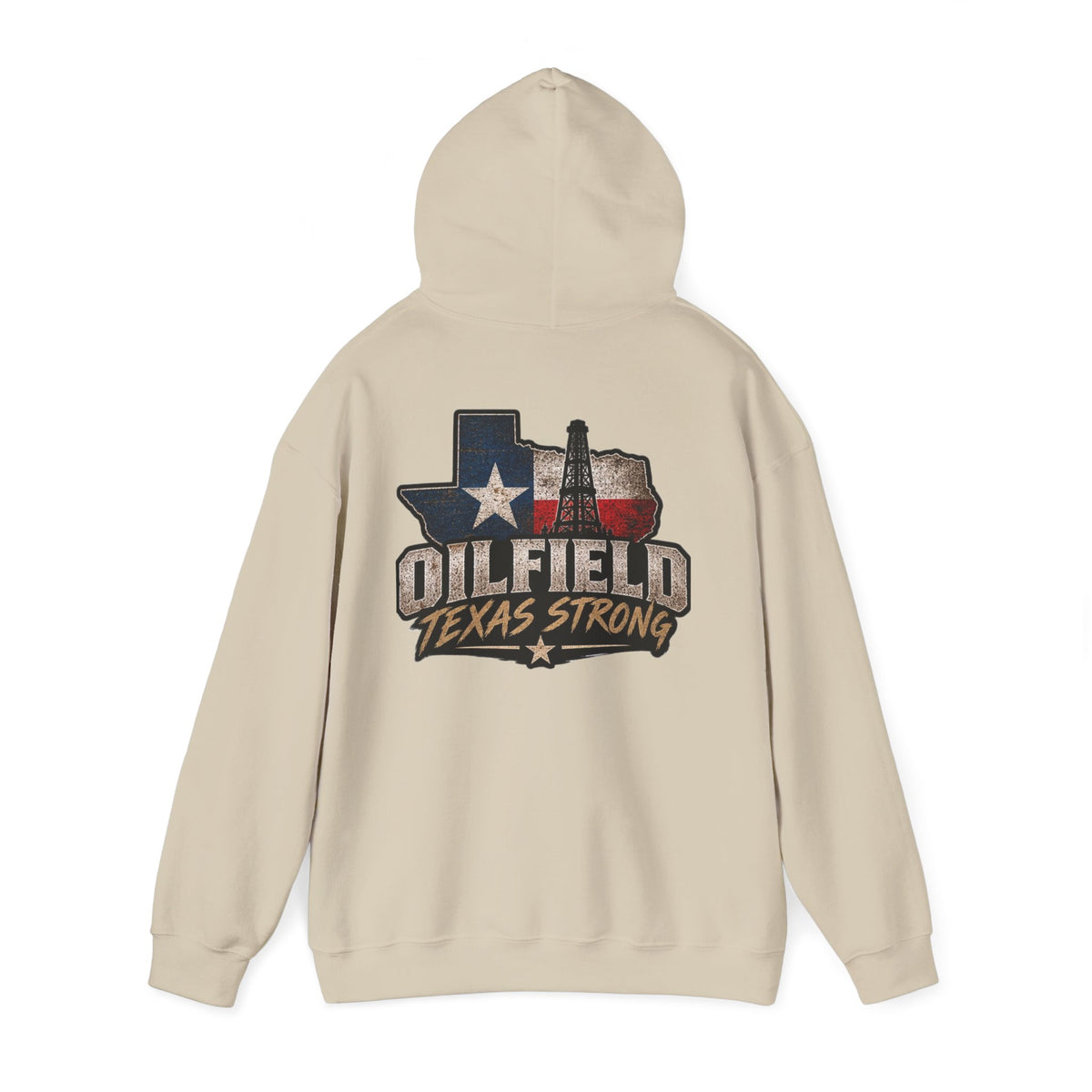Oilfield Texas Strong Hoodie