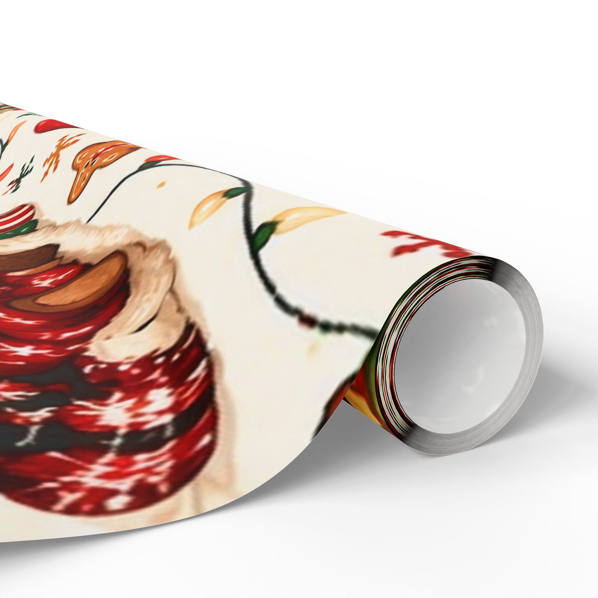 Christmas Cookie Pattern Wrapping Paper Roll