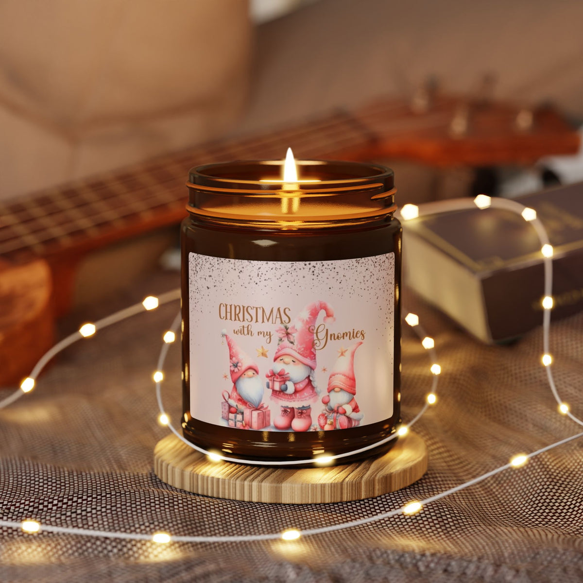 Soy Candle — Amber Jar Scented Candle
