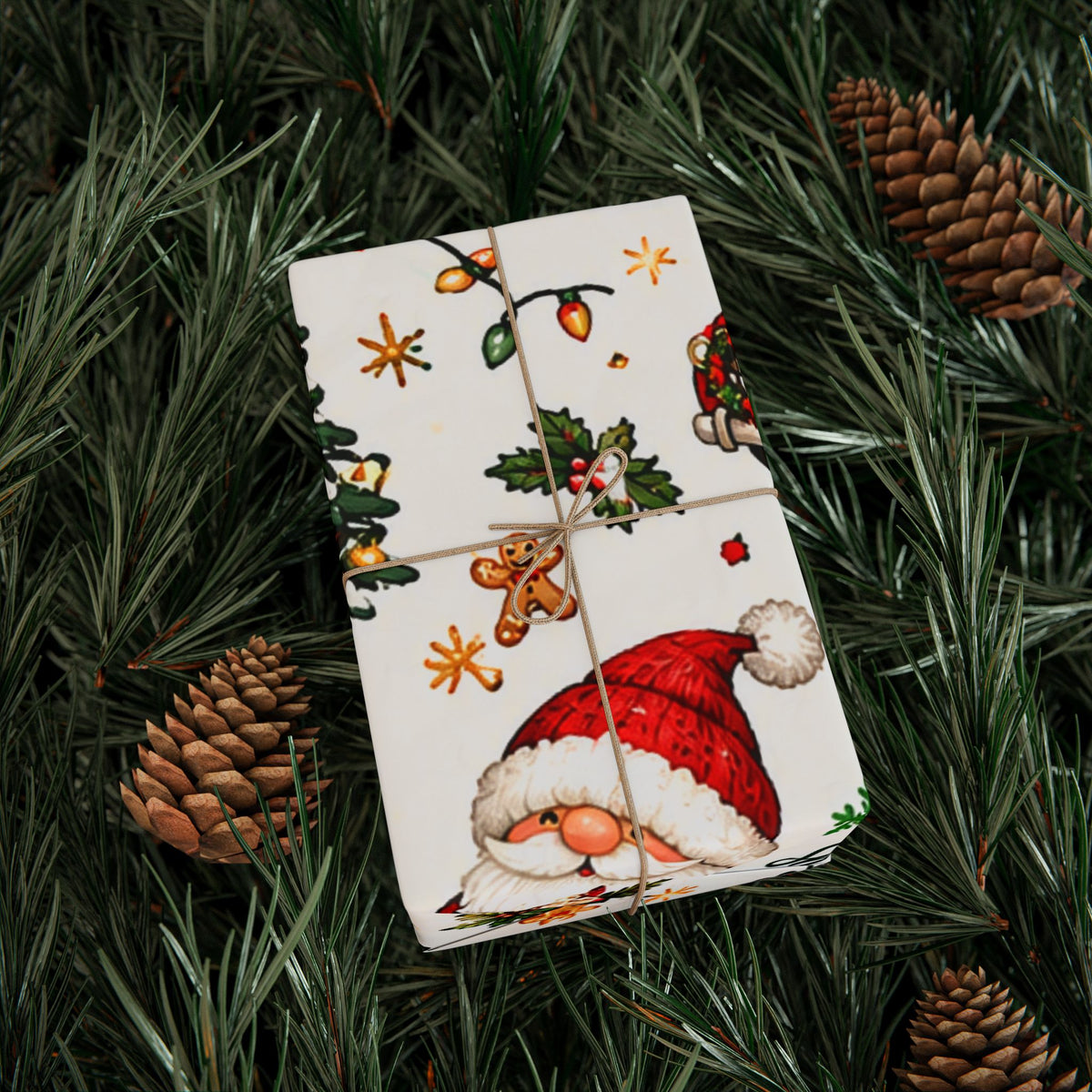 Christmas Reindeer Wrapping Paper Roll