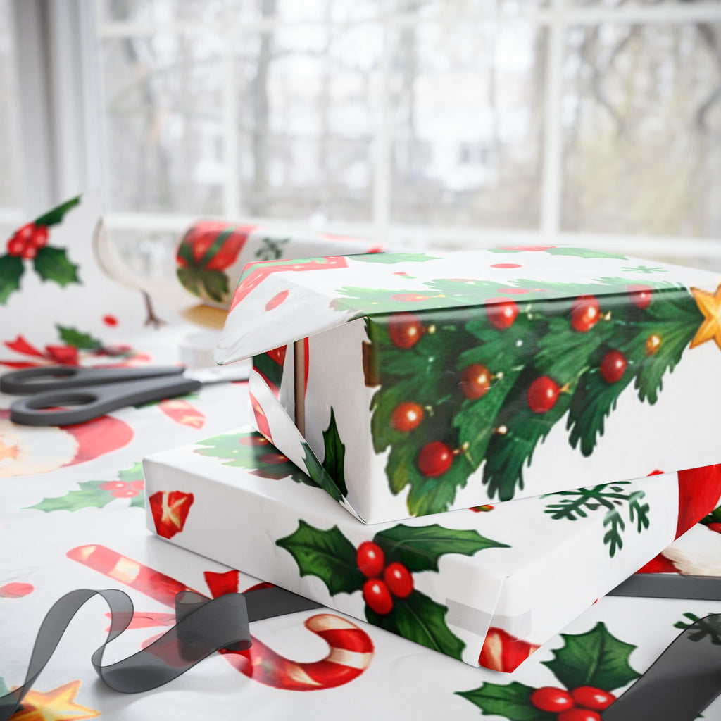 Christmas Santa Wrapping Paper Roll