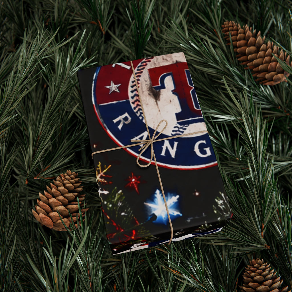 Texas Holiday Wrapping Paper Roll