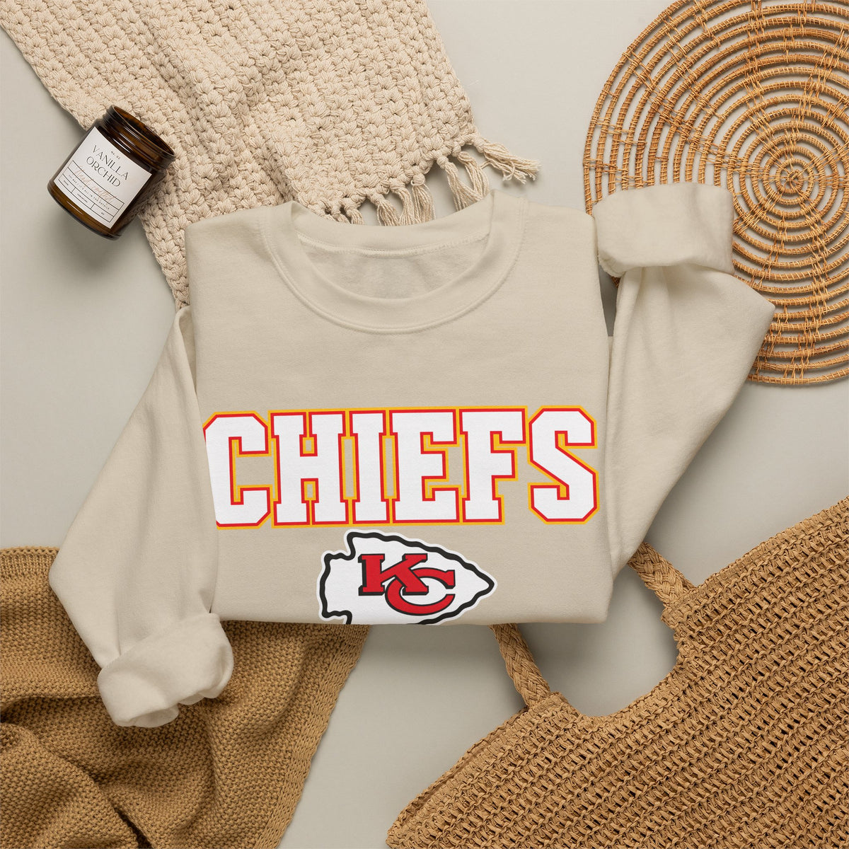 Football Crewneck Sweatshirt