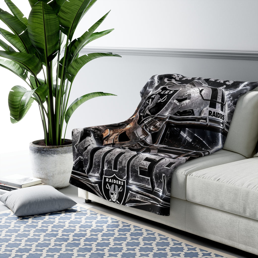 Raiders Sherpa Fleece Blanket