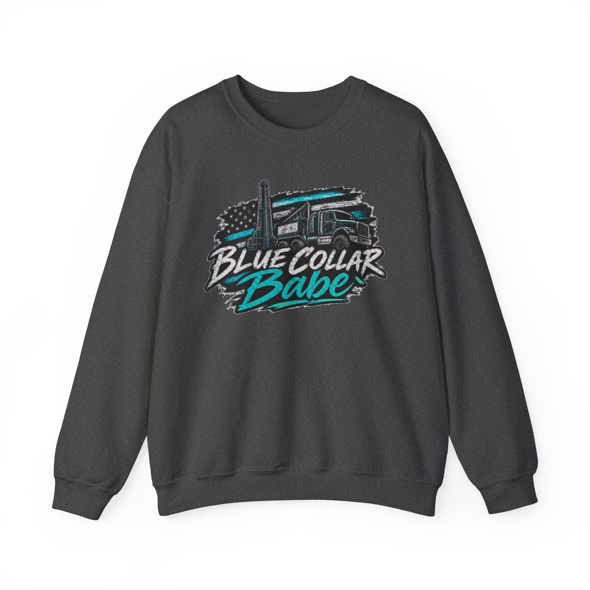 Blue Collar Babe Crewneck Sweatshirt