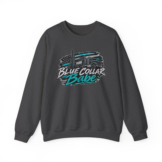 Blue Collar Babe Crewneck Sweatshirt