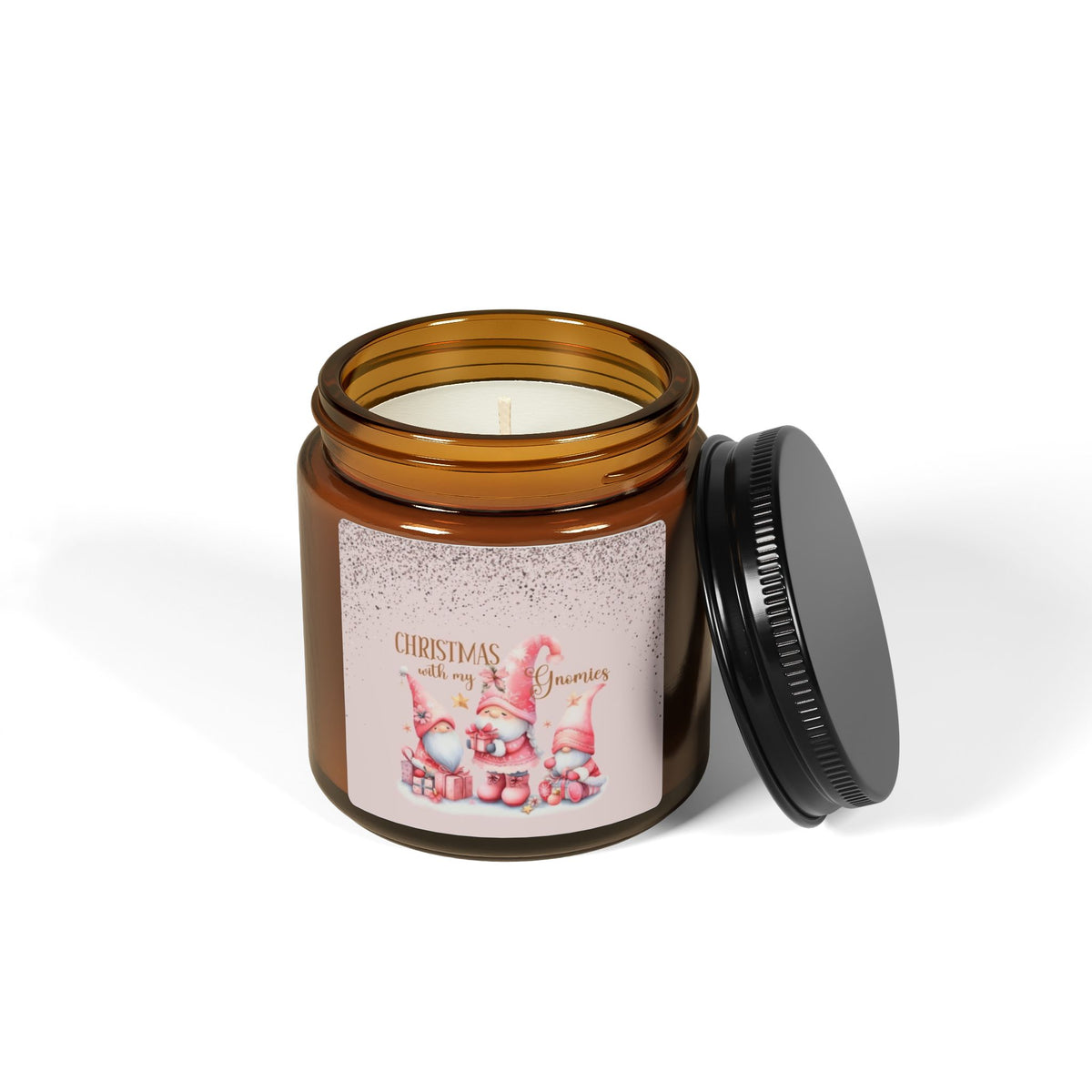 Soy Candle — Amber Jar Scented Candle