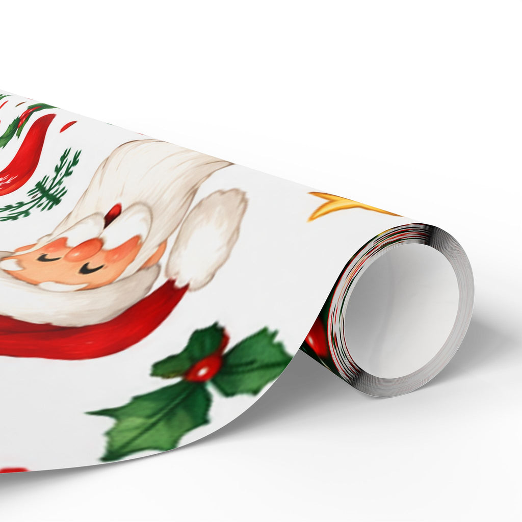 Christmas Santa Wrapping Paper Roll