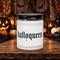 Halloqueen Scented Soy Candle — 9oz Halloween Candle for Spooky Home Decor