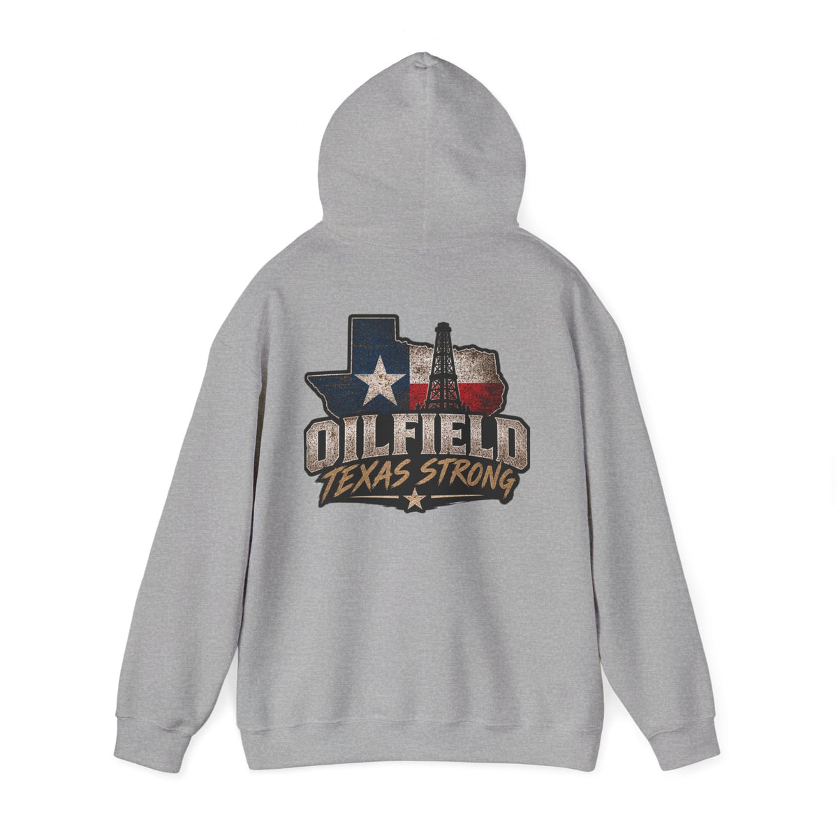 Oilfield Texas Strong Hoodie