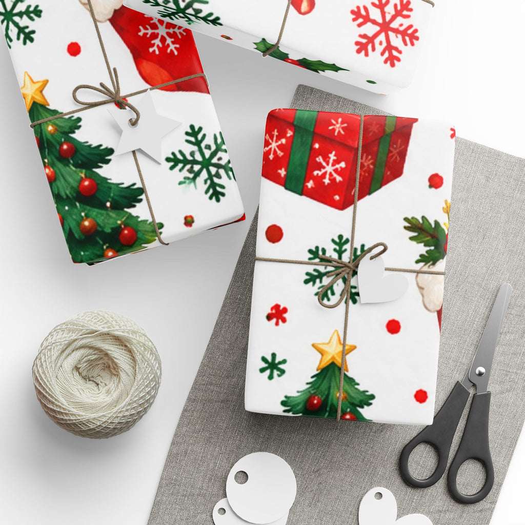 Christmas Santa Wrapping Paper Roll