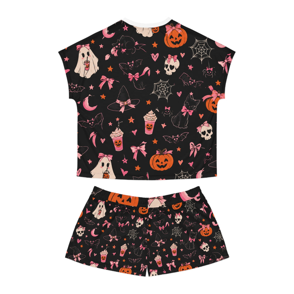 Women's Short Halloween Pajama Set
