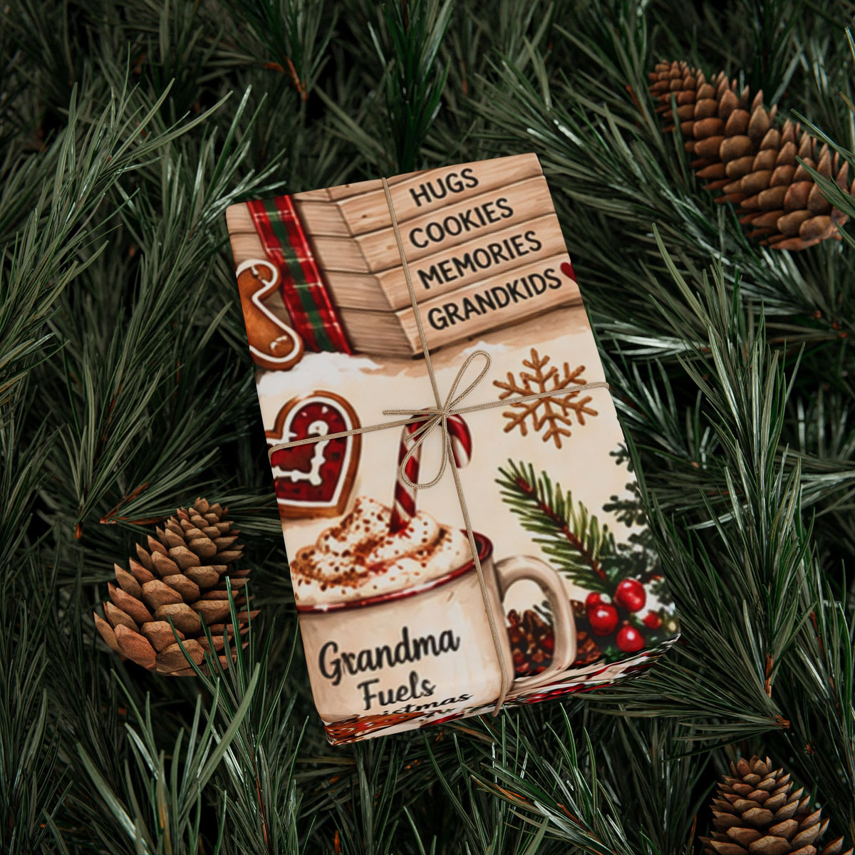 Christmas Truck Wrapping Paper Roll