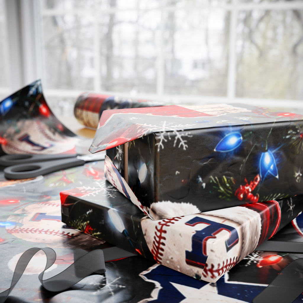 Texas Holiday Wrapping Paper Roll