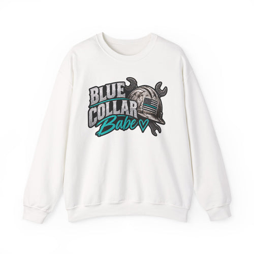 Blue Collar Babe Sweatshirt — Women's Crewneck