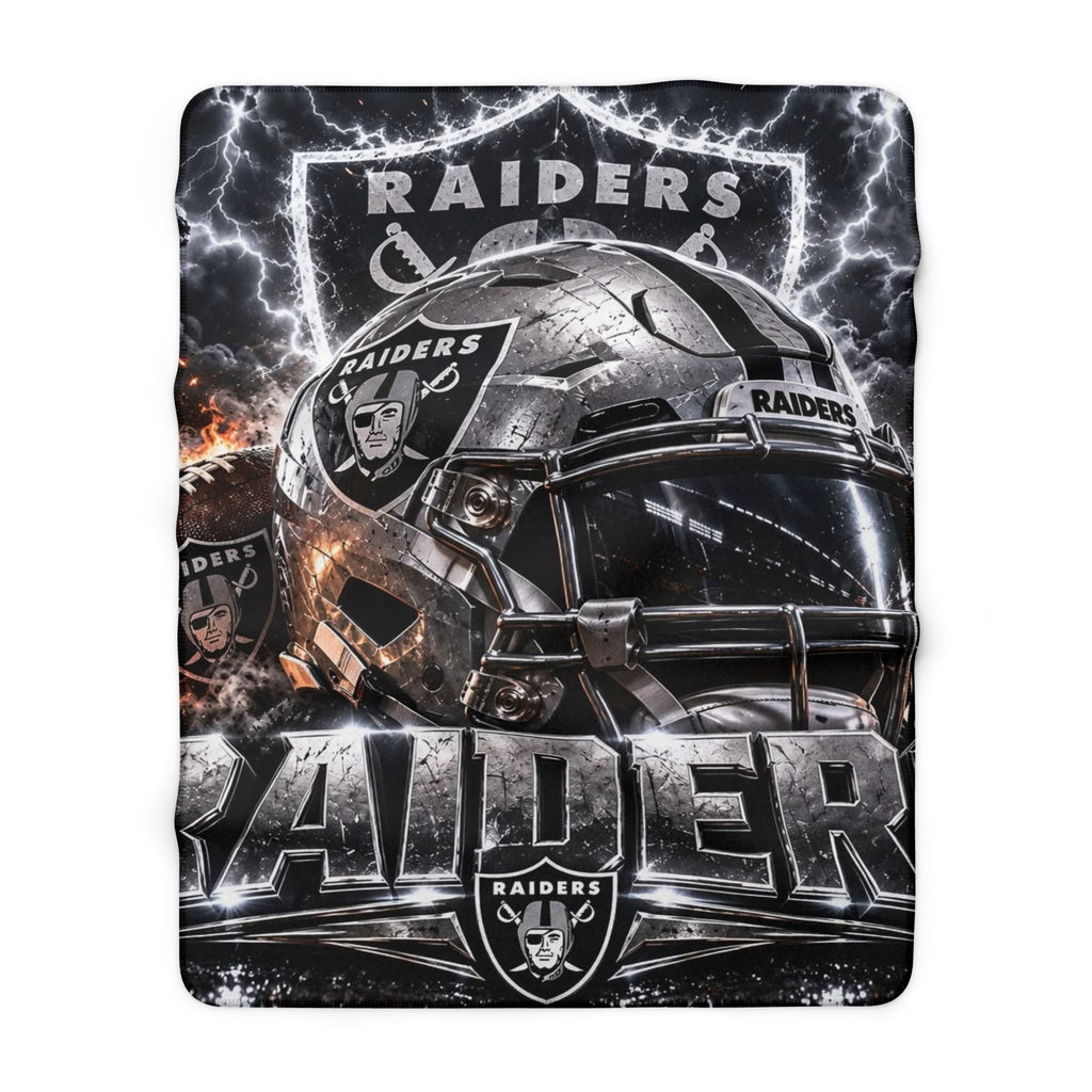Raiders Sherpa Fleece Blanket