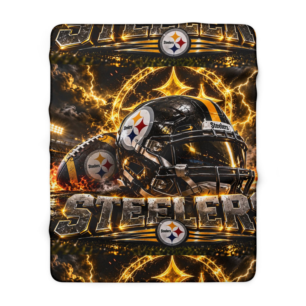Pittsburgh Steelers Sherpa Fleece Blanket