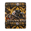 Pittsburgh Steelers Sherpa Fleece Blanket