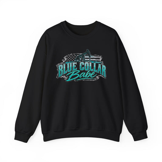 Blue Collar Babe Crewneck Sweatshirt