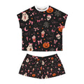 Women's Short Halloween Pajama Set
